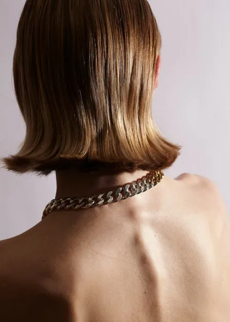 Molded Chain Necklace Maxi