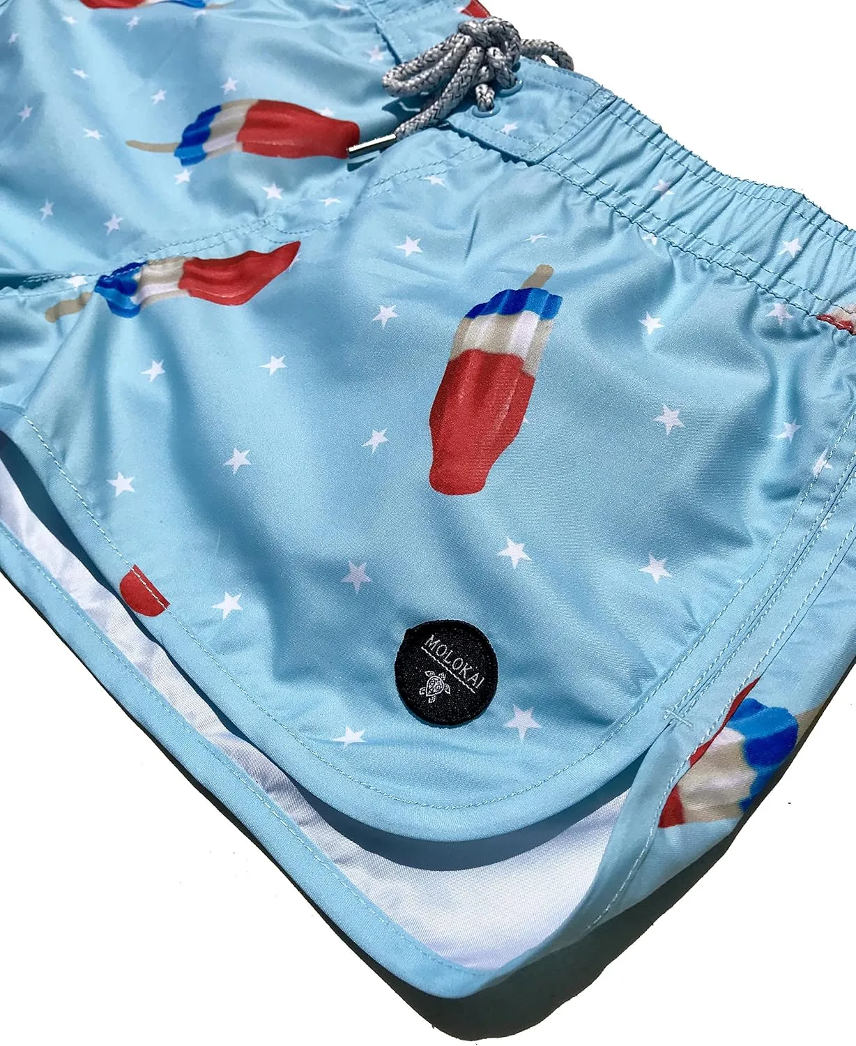 Molokai Womens Swim Trunks Quick Dry Elastic Waist Drawstring