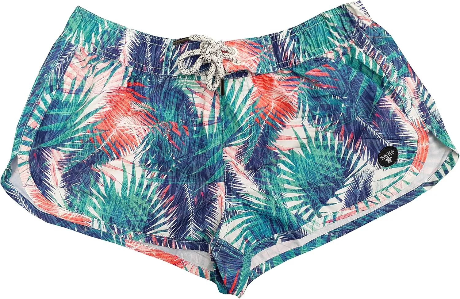 Molokai Womens Swim Trunks Quick Dry Elastic Waist Drawstring
