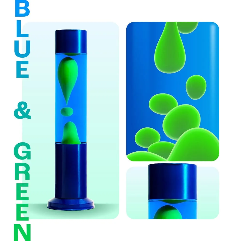 Nova Colour Lava Lamp Blue/Green