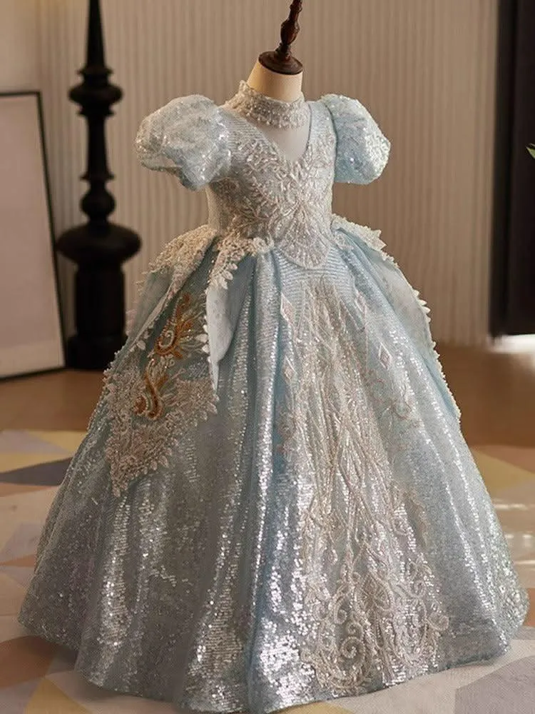 Princess Dream Dress Elegant Embroidered Girl's Dress