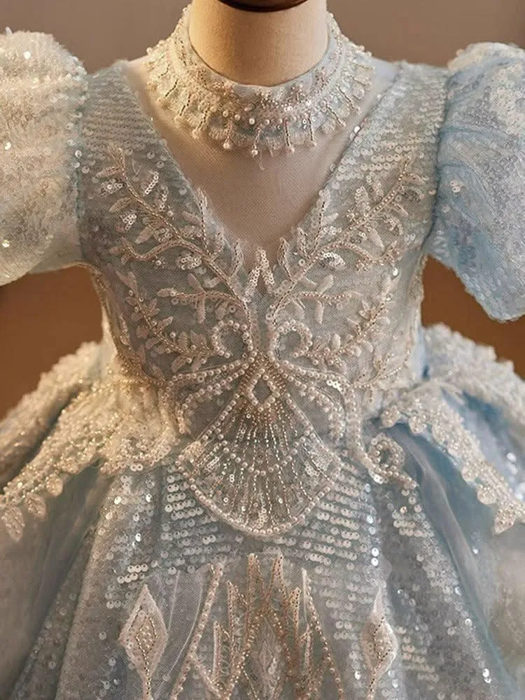 Princess Dream Dress Elegant Embroidered Girl's Dress
