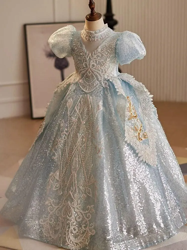 Princess Dream Dress Elegant Embroidered Girl's Dress