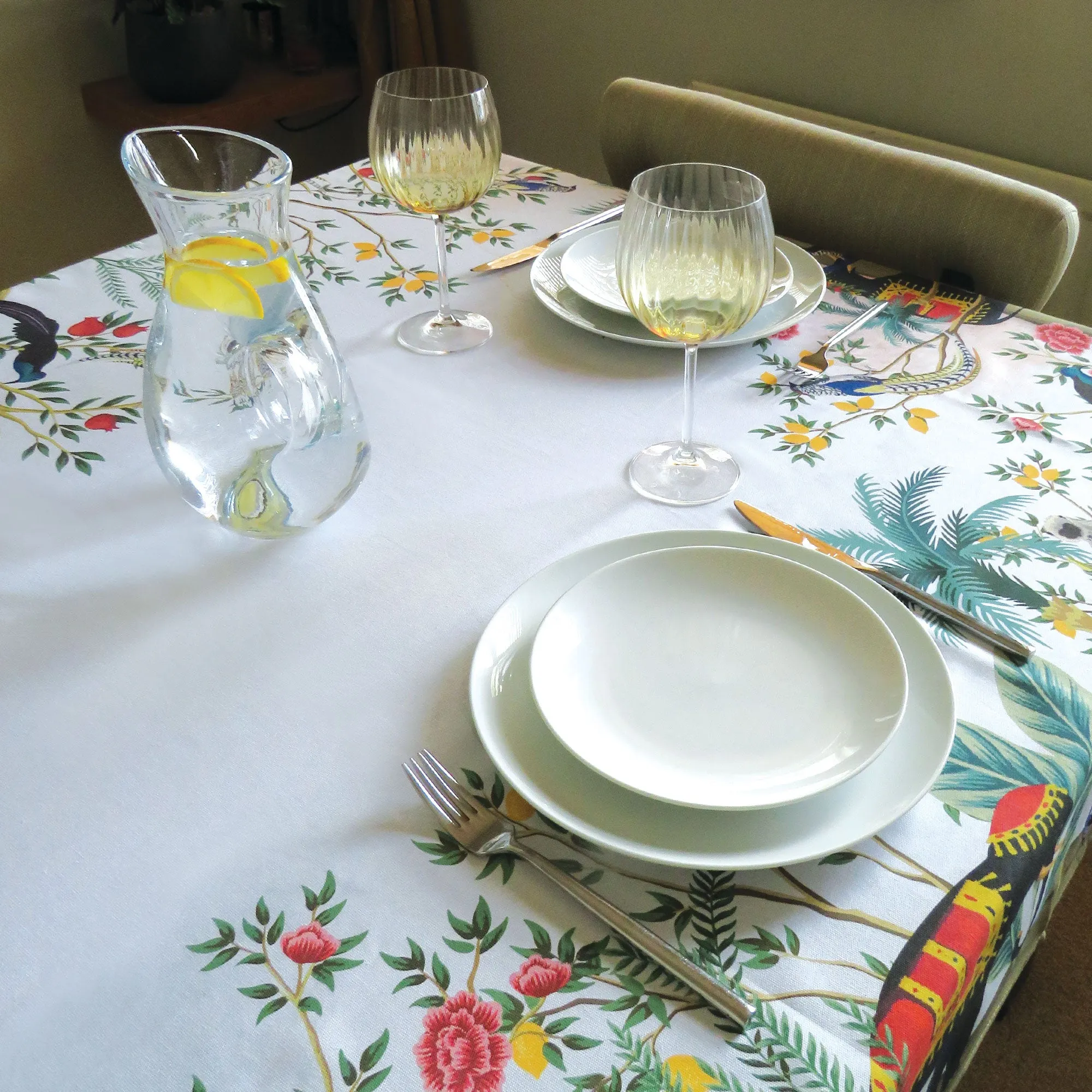 Provence Cotton Panama Tablecloth