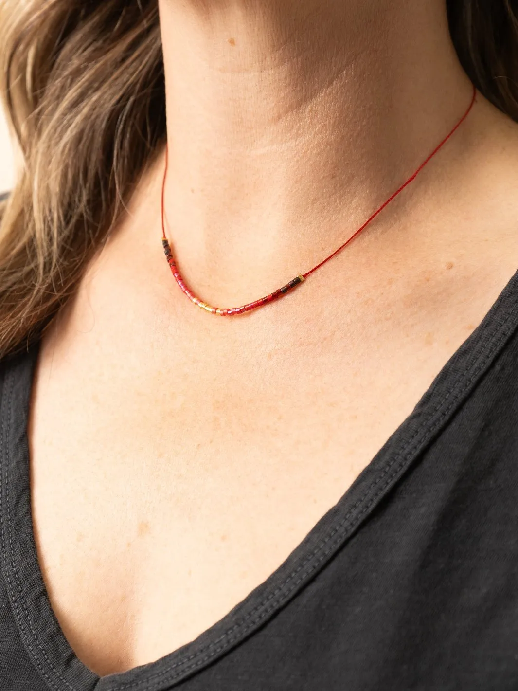 Radiant Red Intention Necklace