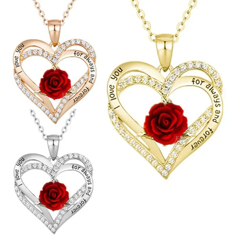 Rose Flower Pendant
