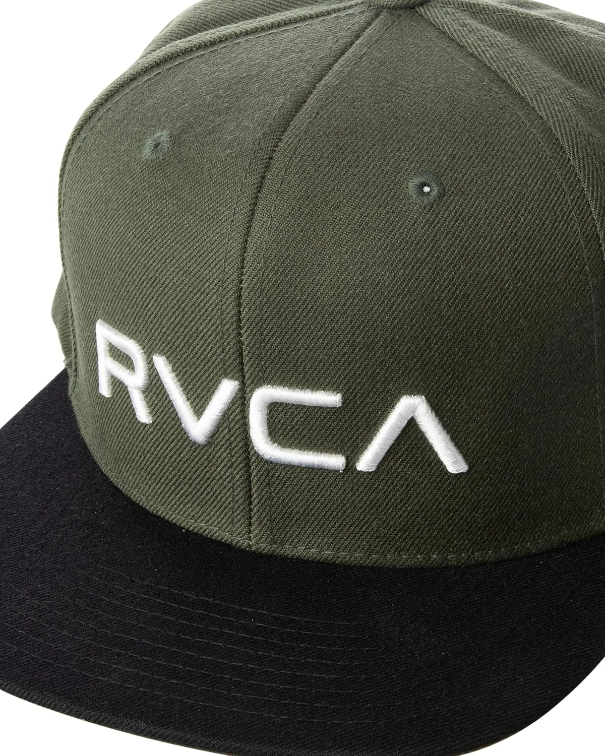 RVCA Men's Adjustable Snapback Straight Brim Hat