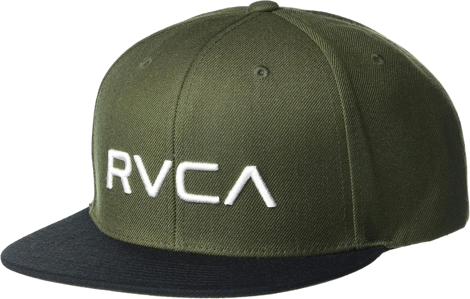 RVCA Men's Adjustable Snapback Straight Brim Hat