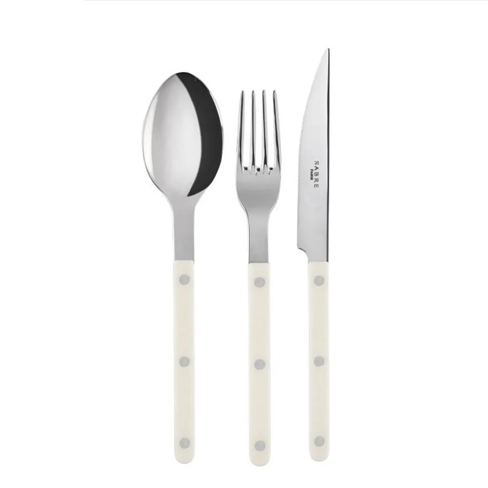 Sabre :: Bistrot Solid Ivory - Dinner Styles