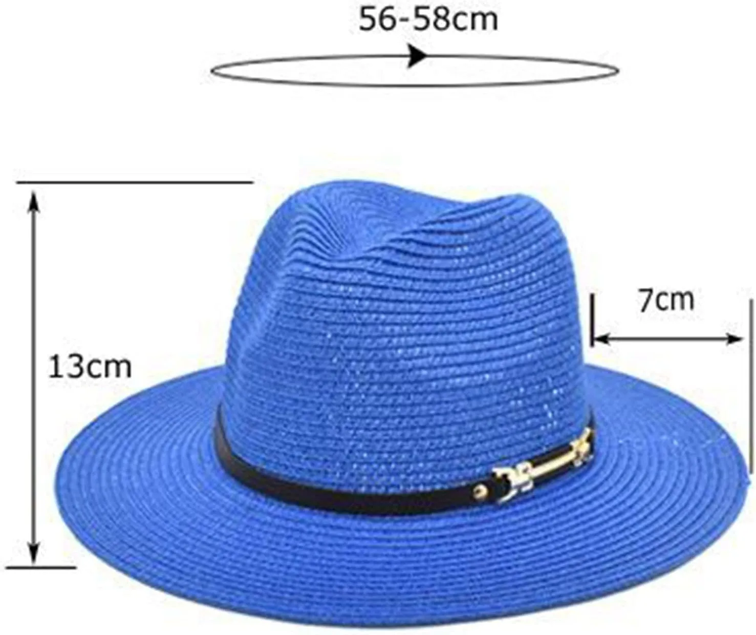Short Brim Fedora Classic Summer Beac Sun Hat Panama Cap for Men Women Fedora Hats for Women Fashionable