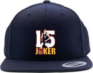 Snapback Nikola Jokic 15 Denver Hat Blue