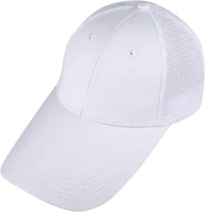 Sportmusies Extra Long Brim Mesh Back Baseball Caps for Men Women Adjustable Breathable Visor Mesh Hat