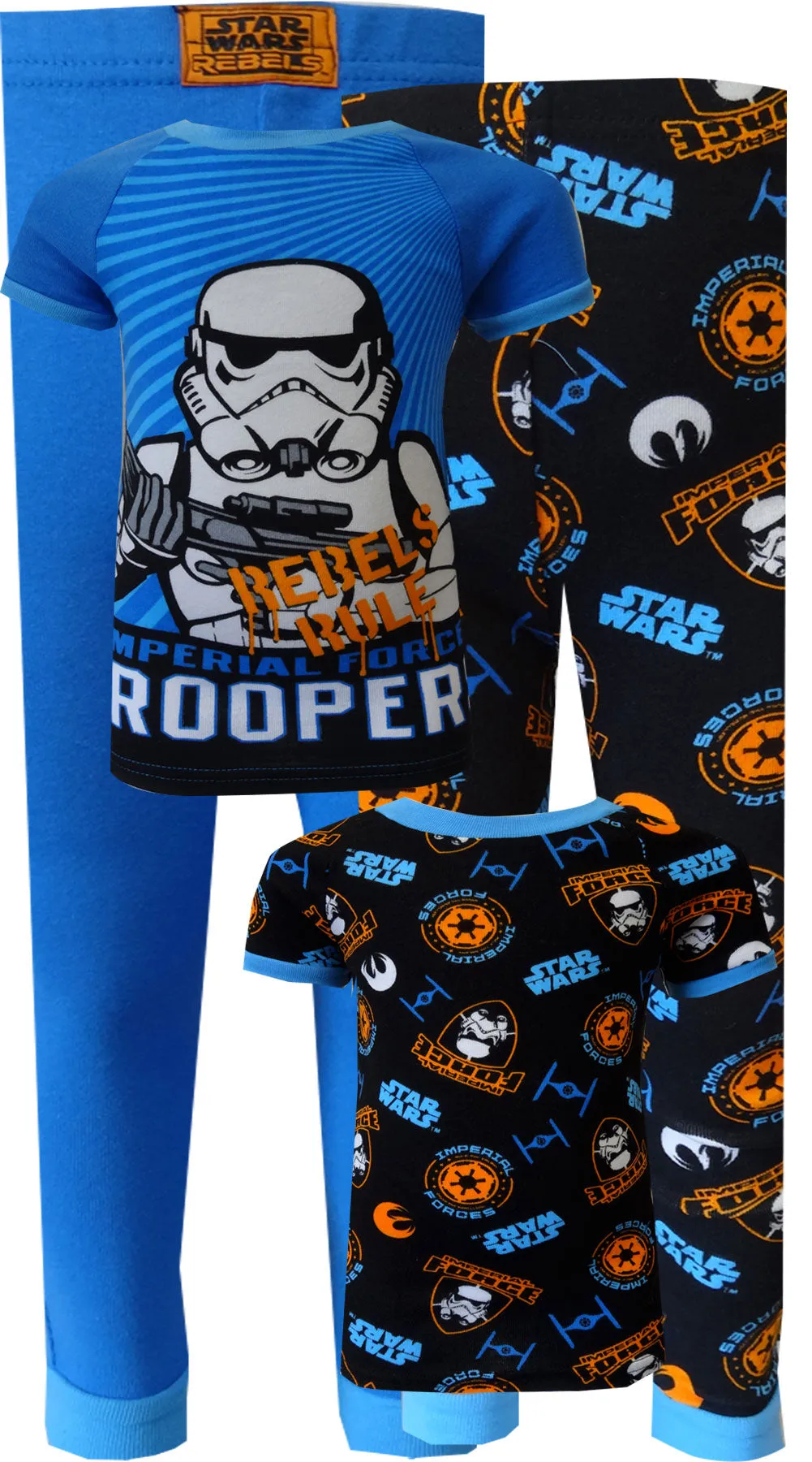 Star Wars Rebels Storm Troopers 4 Pc Toddler Pajamas