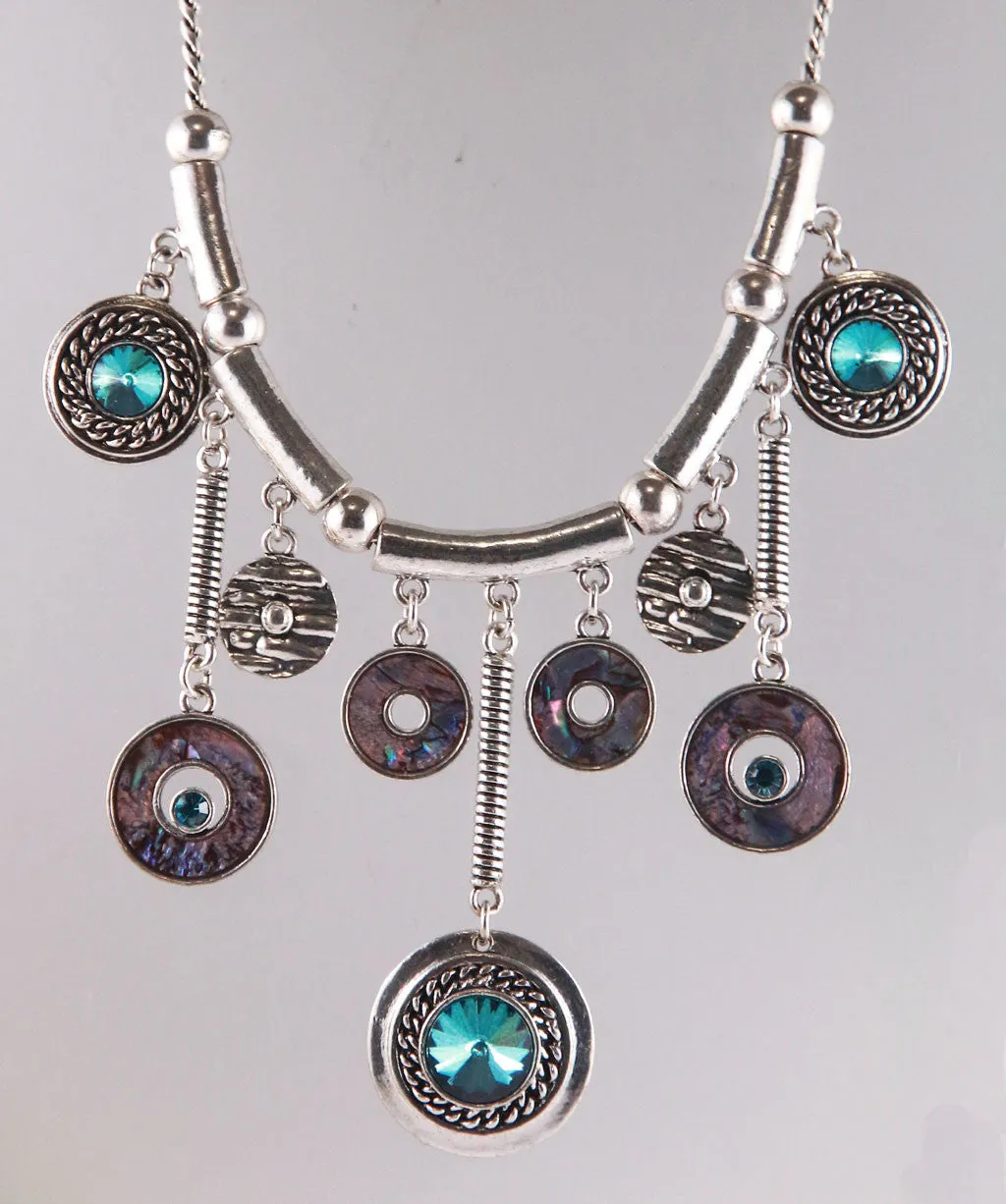 The Cascading Mother of Pearl Necklace