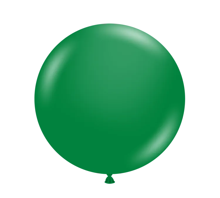 Tuftex 5in Crystal Emeral Green Latex Balloons 50ct