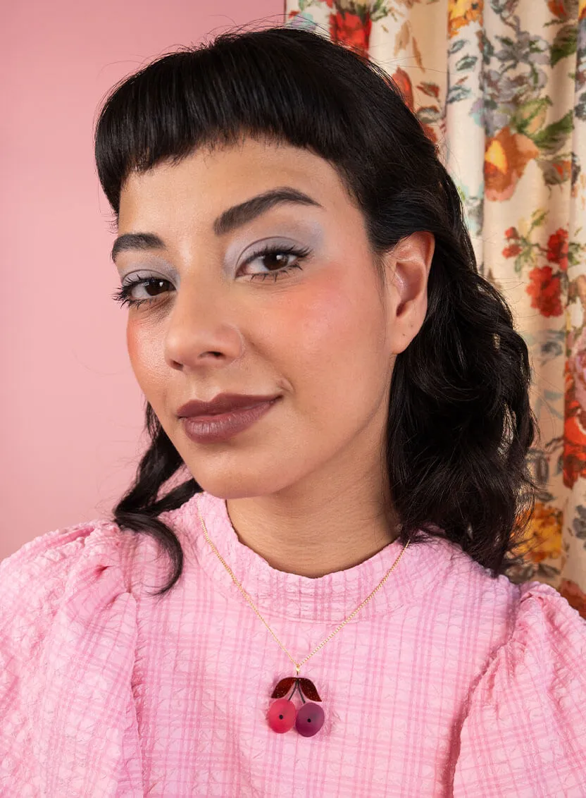 Victoria Plum Pendant